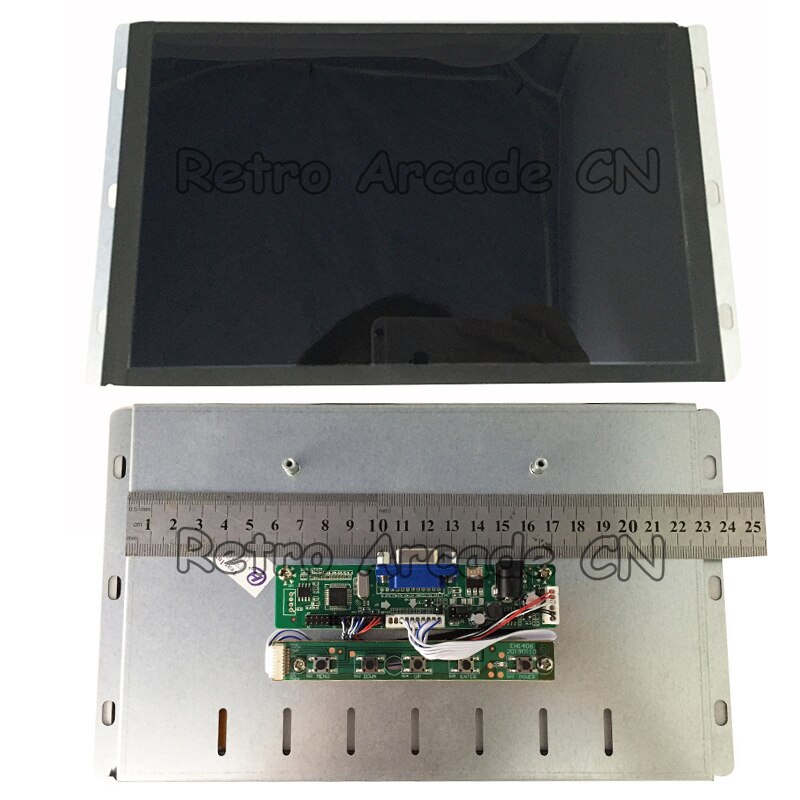 아케이드 모니터 LCD 화면 10.1 인치 HDMI 출력 16:9/16:10 비율 + 전원 및 디스플레이 케이블 Bartop